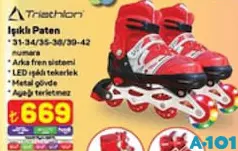 Triathlon Işıklı Paten Triathlon Işıklı Paten