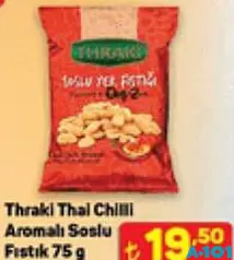 Thraki Thai Chilili Aromalı Soslu Fıstık 75 g Thraki Thai Chilili Aromalı Soslu Fıstık 75 g
