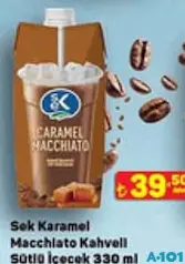 Sek Karamel Macchiato Kahveli Sütlü İçecek 330 ml Sek Karamel Macchiato Kahveli Sütlü İçecek 330 ml