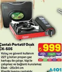 Çantalı Portatif Ocak CK-505 Çantalı Portatif Ocak CK-505