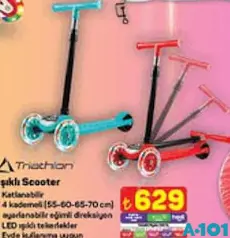 Triathlon Işıklı Scooter Triathlon Işıklı Scooter
