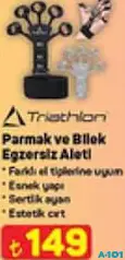 Triathlon Parmak ve Bilek Egzersiz Aleti Triathlon Parmak ve Bilek Egzersiz Aleti