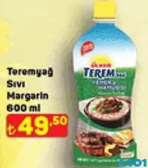 Teremyağ Sıvı Margarin 600 ml Teremyağ Sıvı Margarin 600 ml