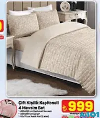 Çift Kişilik Kapitoneli 4 Mevsim Set Çift Kişilik Kapitoneli 4 Mevsim Set