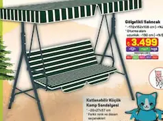 Gölgelikli Salıncak 172x152x180 cm Gölgelikli Salıncak 172x152x180 cm