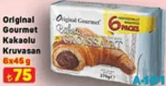 Original Gourmet Kakaolu Kruvasan 6x45 g Original Gourmet Kakaolu Kruvasan 6x45 g