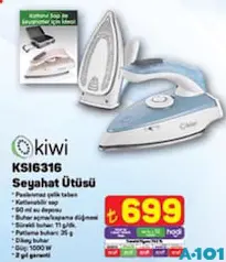 Kiwi KSI6316 Seyahat Ütüsü Kiwi KSI6316 Seyahat Ütüsü