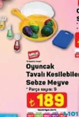 Birlik Oyuncak Tavalı Kesilebilen Sebze Meyve Birlik Oyuncak Tavalı Kesilebilen Sebze Meyve