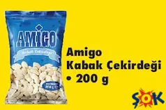Amigo Kabak Çekirdeği 200 g Amigo Kabak Çekirdeği 200 g