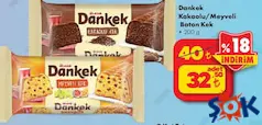 Ülker Dankek Kakaolu / Meyveli Baton Kek 200 g Ülker Dankek Kakaolu / Meyveli Baton Kek 200 g