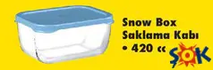 Snow Box Saklama Kabı 420 cc Snow Box Saklama Kabı 420 cc