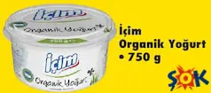 İçim Organik Yoğurt 750 g İçim Organik Yoğurt 750 g