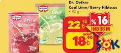 Dr. Oetker Cool Lime/Berry Hibiscus 90 g Dr. Oetker Cool Lime/Berry Hibiscus 90 g