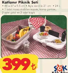 Katlanır Piknik Seti Katlanır Piknik Seti