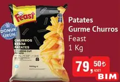 Feast Patates Gurme Churros 1 kg Feast Patates Gurme Churros 1 kg