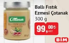 Çotanak Ballı Fıstık Ezmesi 300 g Çotanak Ballı Fıstık Ezmesi 300 g