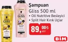 Gliss Şampuan Çeşitleri 500 ml Gliss Şampuan Çeşitleri 500 ml