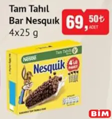 Nesquik Tam Tahıl Bar 4x25 g Nesquik Tam Tahıl Bar 4x25 g