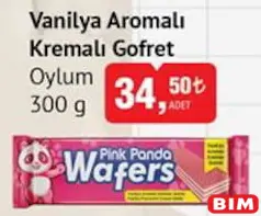Oylum Vanilya Aromalı Kremalı Gofret 300 g Oylum Vanilya Aromalı Kremalı Gofret 300 g