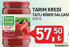 Tarım Kredi Tatlı Biber Salçası 650 g Tarım Kredi Tatlı Biber Salçası 650 g
