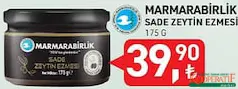 Marmarabirlik Sade Zeytin Ezmesi 175 g Marmarabirlik Sade Zeytin Ezmesi 175 g