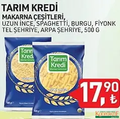 Tarım Kredi Makarna Çeşitleri 500 g Tarım Kredi Makarna Çeşitleri 500 g