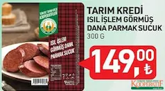 Tarım Kredi Isıl İşlem Görmüş Dana Parmak Sucuk 300 g Tarım Kredi Isıl İşlem Görmüş Dana Parmak Sucuk 300 g