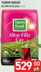 Tarım Kredi Altın Filiz Çay 3 kg Tarım Kredi Altın Filiz Çay 3 kg