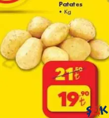Patates kg Patates kg