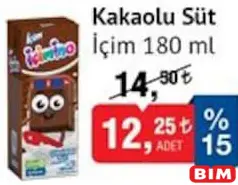 İçim Kakaolu Süt 180 ml İçim Kakaolu Süt 180 ml