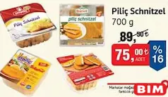 Piliç Schnitzel/Şinitzel 700 g Piliç Schnitzel/Şinitzel 700 g