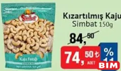 Simbat Kızartılmış Kaju 150 g Simbat Kızartılmış Kaju 150 g
