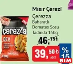 Çerezza Mısır Çerezi 150 g Çerezza Mısır Çerezi 150 g
