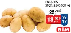 Patates kg Patates kg