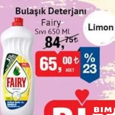 Fairy Sıvı Bulaşık Deterjanı 650 ml Fairy Sıvı Bulaşık Deterjanı 650 ml