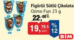 Şölen Ozmo Fun Figürlü Sütlü Çikolata 23 g Şölen Ozmo Fun Figürlü Sütlü Çikolata 23 g