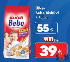 Ülker Bebe Bisküvisi 400 g Ülker Bebe Bisküvisi 400 g