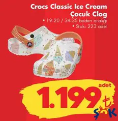 Crocs Classic Ice Cream Çocuk Clog Crocs Classic Ice Cream Çocuk Clog