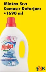 Mintax Sıvı Çamaşır Deterjanı 1690 ml Mintax Sıvı Çamaşır Deterjanı 1690 ml