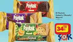 Eti Paykek Kakaolu/Mozaik/Meyveli Kek 200 g Eti Paykek Kakaolu/Mozaik/Meyveli Kek 200 g