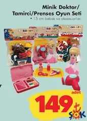 Gokidy Oyuncak Minik Doktor/Tamirci/Prenses Oyun Seti Gokidy Oyuncak Minik Doktor/Tamirci/Prenses Oyun Seti