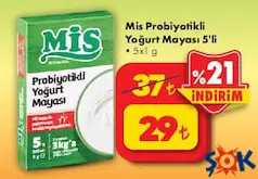 Mis Probiyotikli Yoğurt Mayası 5'li 5x1 g Mis Probiyotikli Yoğurt Mayası 5'li 5x1 g
