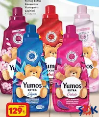 Yumoş Extra Konsantre Yumuşatıcı Çeşitleri 1440 ml Yumoş Extra Konsantre Yumuşatıcı Çeşitleri 1440 ml