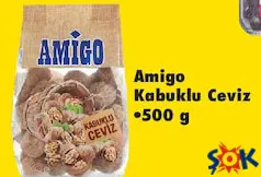 Amigo Kabuklu Ceviz 500 g Amigo Kabuklu Ceviz 500 g