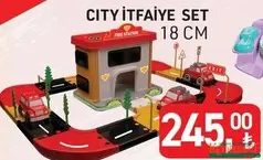 City İtfaiye Set 18 cm Oyuncak City İtfaiye Set 18 cm Oyuncak