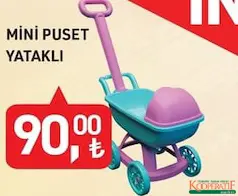 Mini Puset Yataklı Oyuncak Mini Puset Yataklı Oyuncak