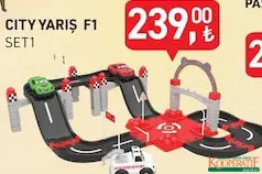 City Yarış F1 Set Oyuncak City Yarış F1 Set Oyuncak
