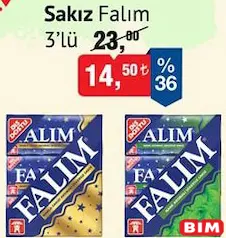 Falım Sakız 3'lü Falım Sakız 3'lü