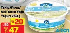 Sek Yarım Yağlı Yoğurt 750 g
