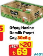 Ofçay Hazine Demlik Poşet Çay 30x8 g